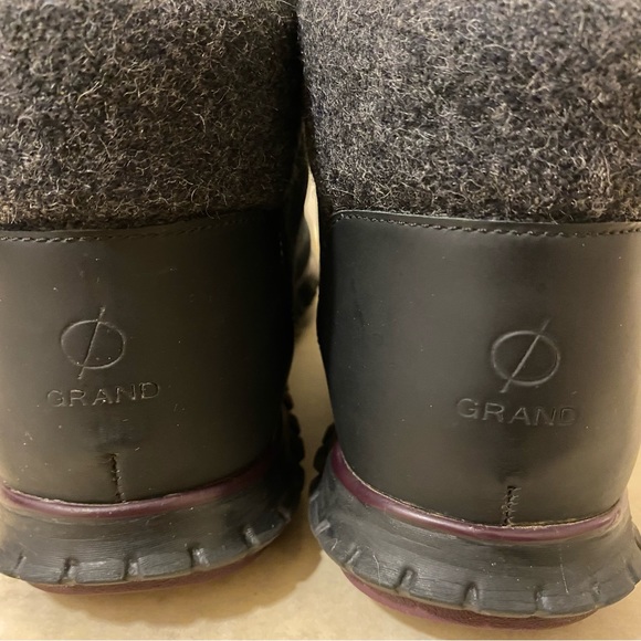 Cole Haan Women's Zerogrand Waterproof Hiking‎ Boots Ankle Nubuck Size 6 Black - Picture 12 of 14